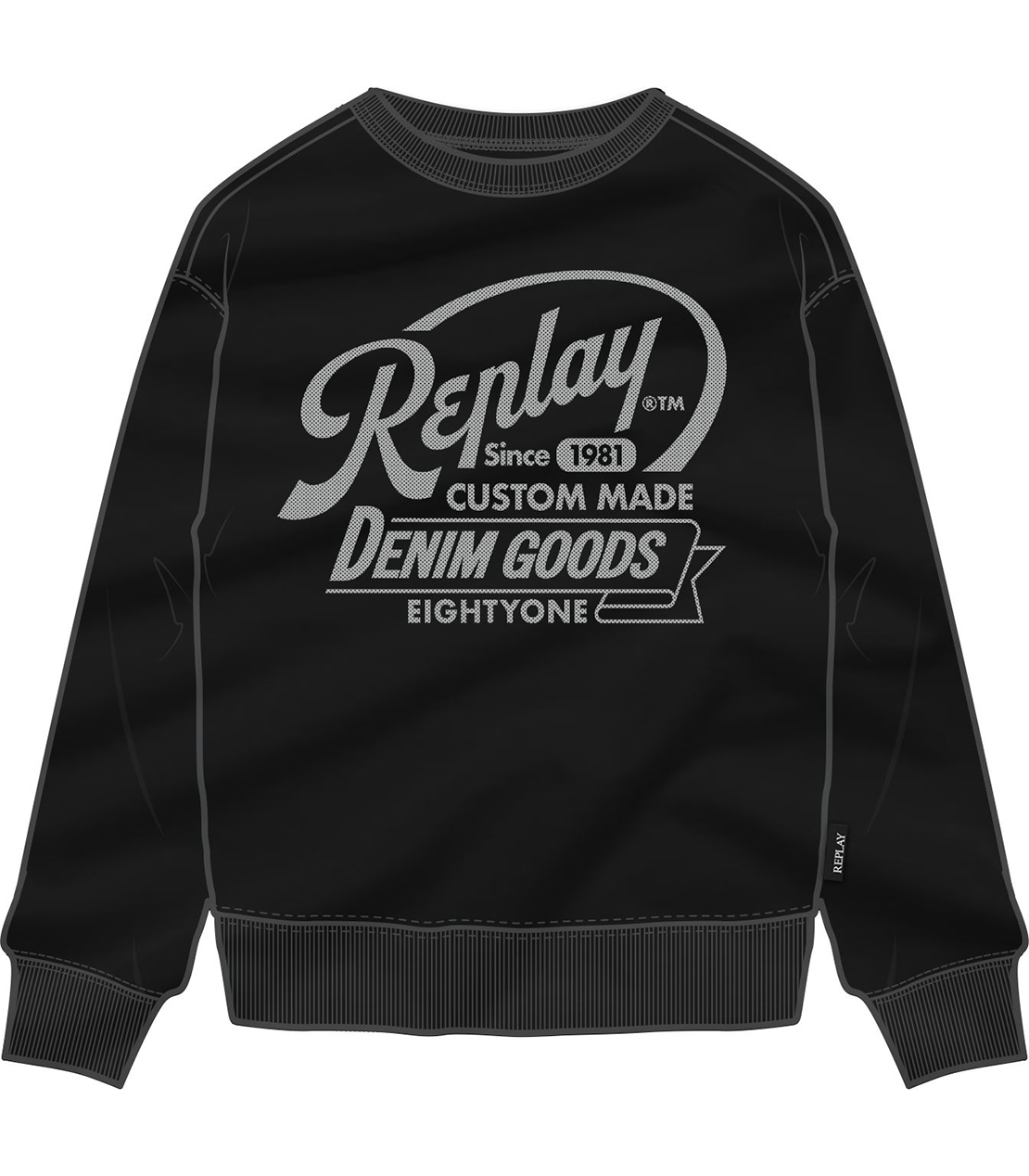 ボーイズ スウェットシャツ 詳細画像 ブラック 1